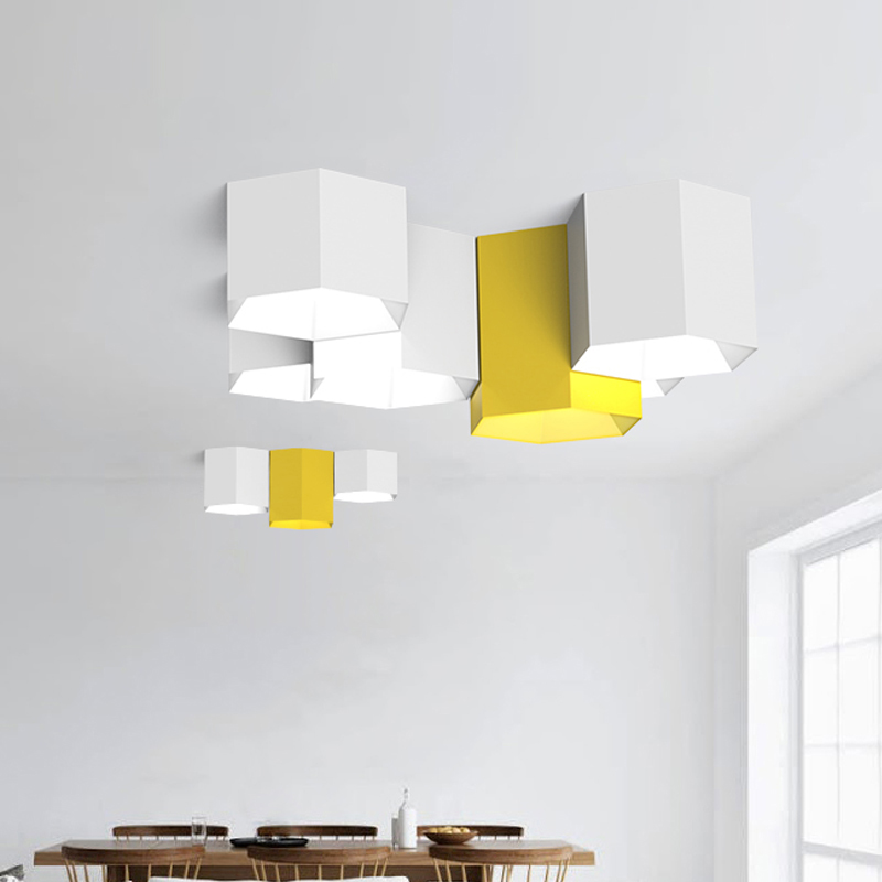 Потолочный светильник HEXAGON B H25 Grey by ImperiumLoft