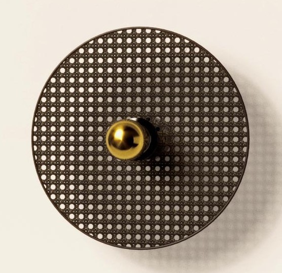 Бра Tan Tan A1053/5 см золотой металл + 1125/30 см черный ротанг Aromas del Campo