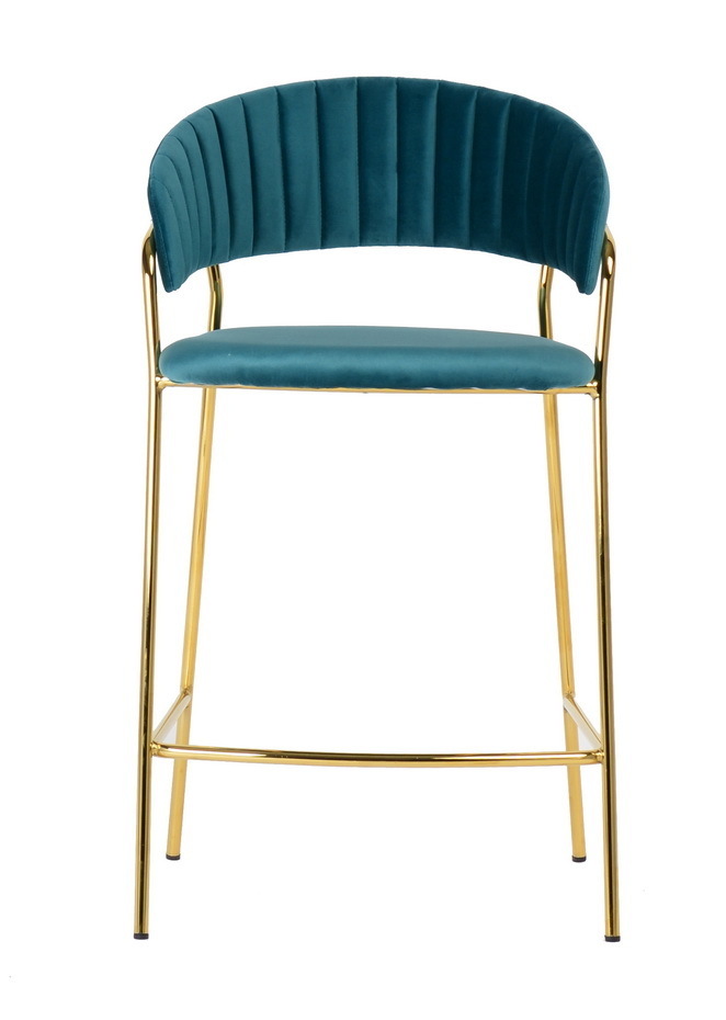 Стул полубарный Turin бирюзовый Bradex Home FR 0162