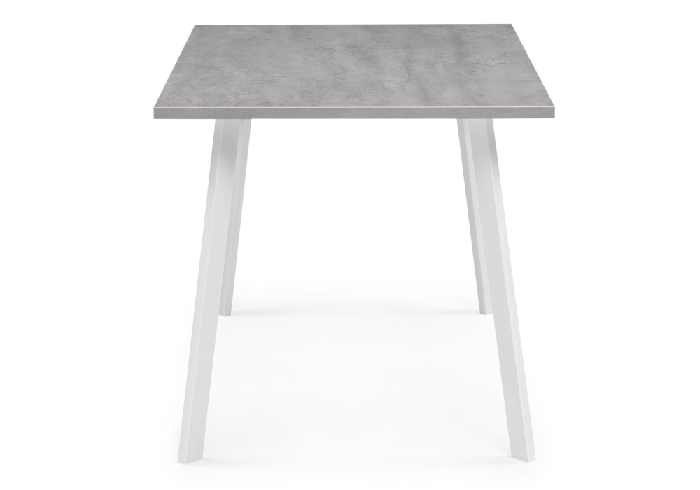 Стол деревянный Woodville Тринити Лофт 120х80х75 25 мм бетон / белый матовый 534915