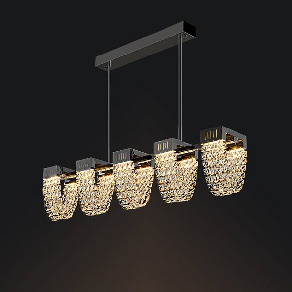 Потолочный светильник ALVARIN L L100 Black by ImperiumLoft