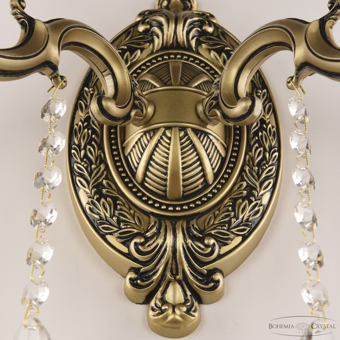 Бра хрустальные AL7801B10/2/175 B AGB P Clear/M-1H Bohemia Ivele Crystal