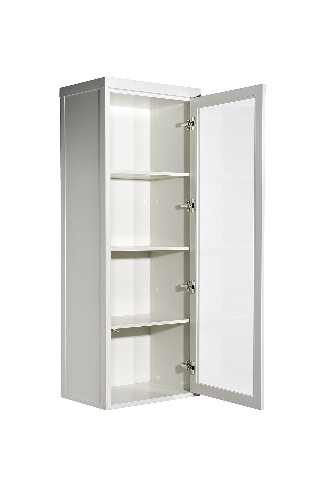 Шкаф-витрина 1 стеклянный фасад с тумбой прикроватной с 2-мя ящиками Garda Decor 151SV-000021