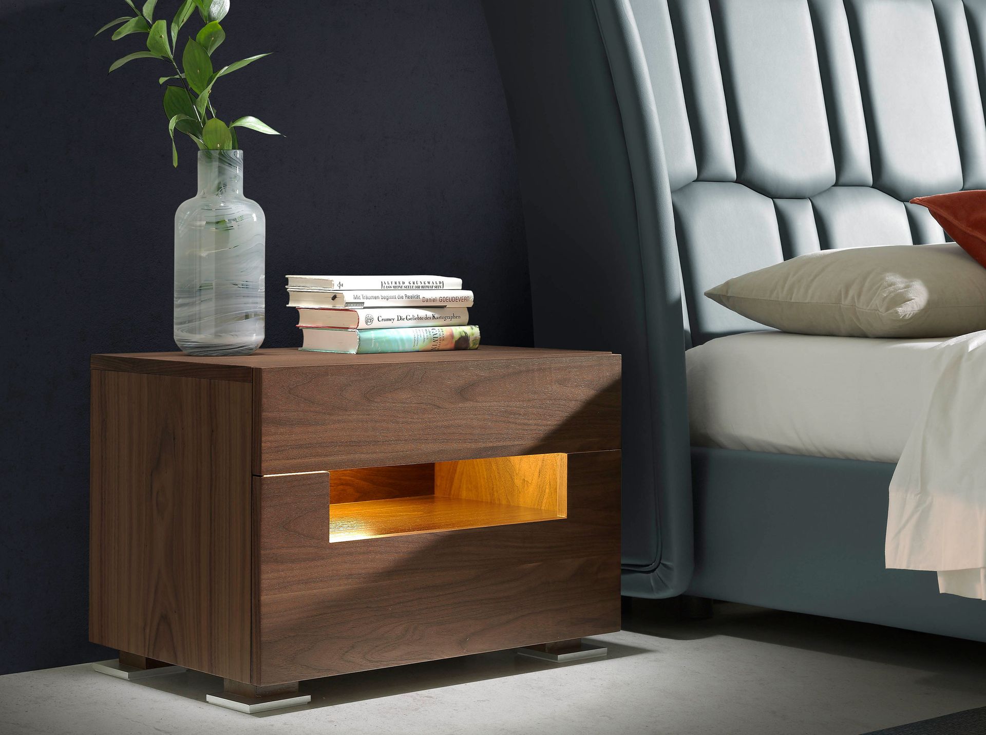 Прикроватная тумбочка MB1709NS /7065 с подсветкой Angel Cerda