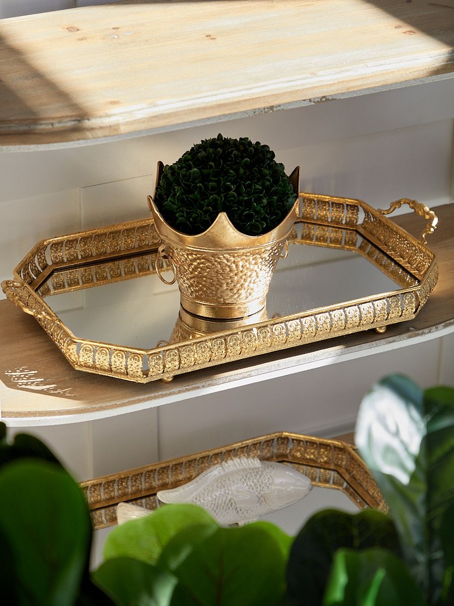 Поднос с зеркальной поверхностью Glasar 57-439/1