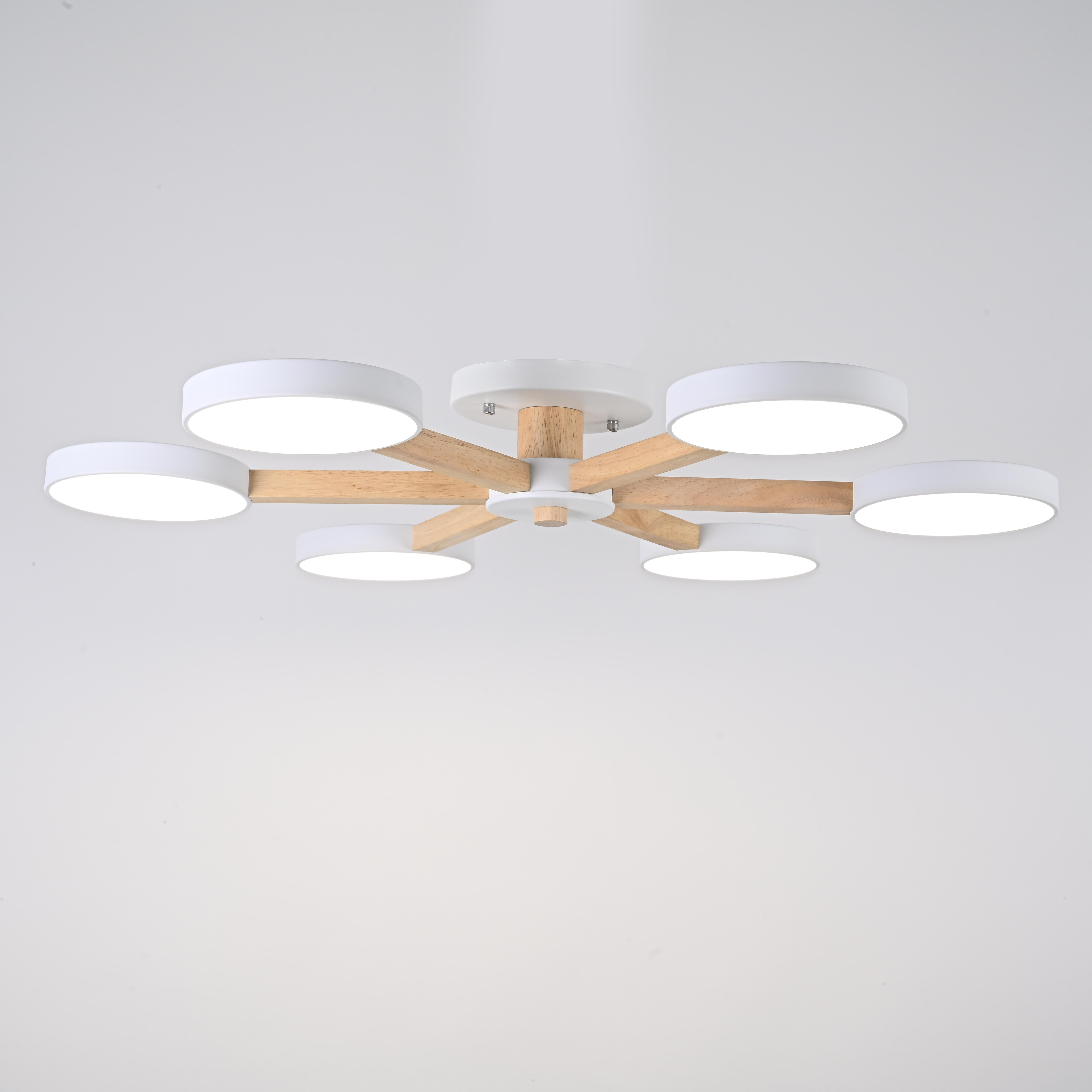 Потолочная люстра TURNA 6 White by ImperiumLoft