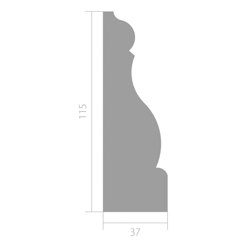 Наличник Ultrawood арт. N 0007 (2440 х 115 х 37)