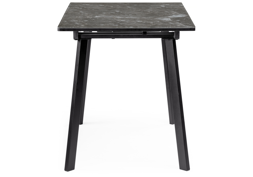 Стол стеклянный Woodville Агни 110 королевский мрамор / черный матовый 453136