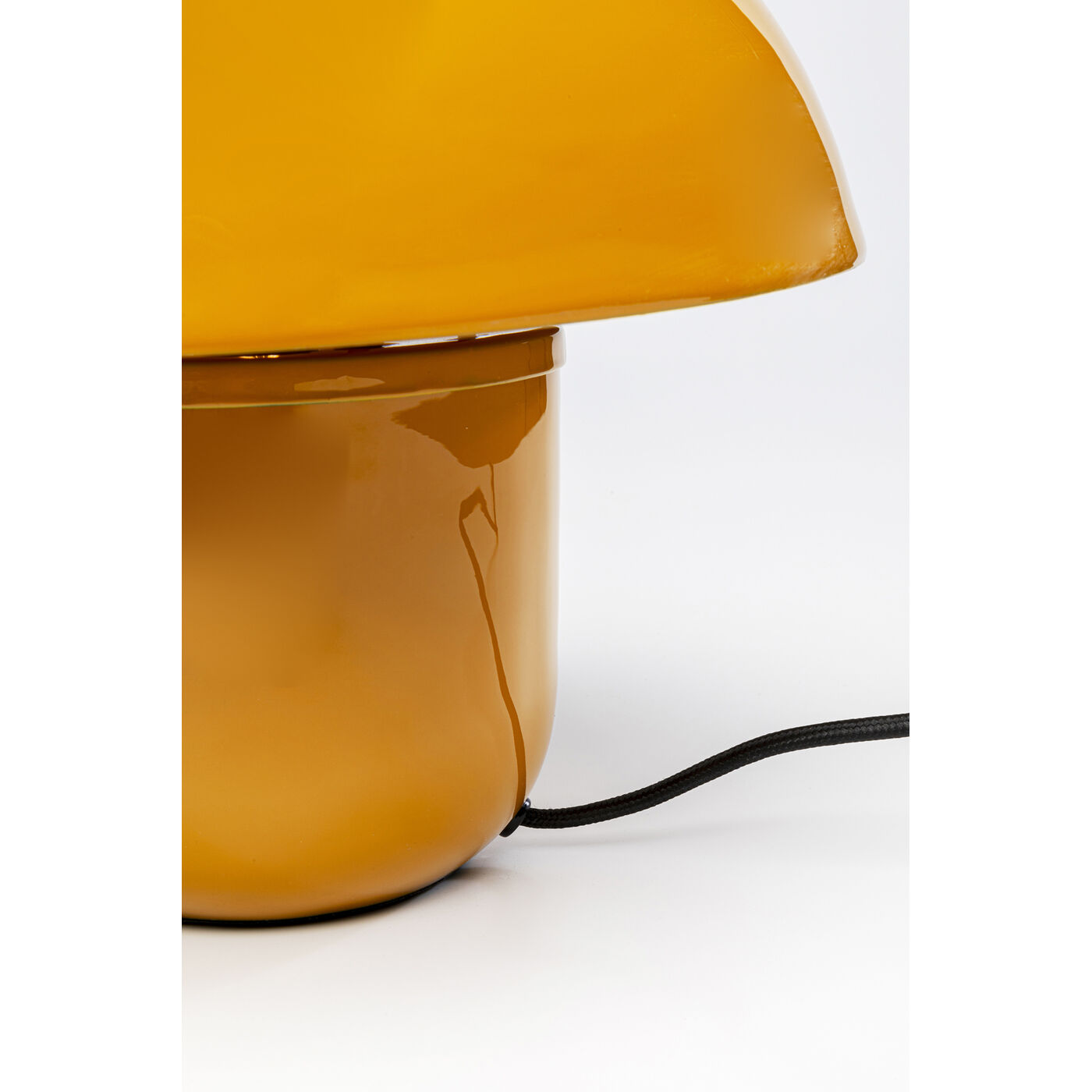 Светильник настольный Mushroom Yellow 27 см KARE 56438
