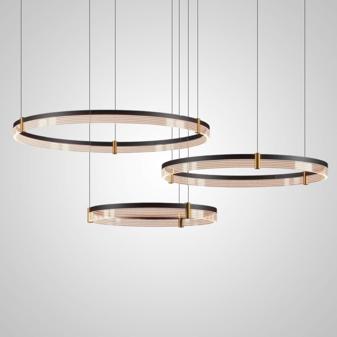 Подвесная люстра ALMER COMBO D60+80+100 by ImperiumLoft