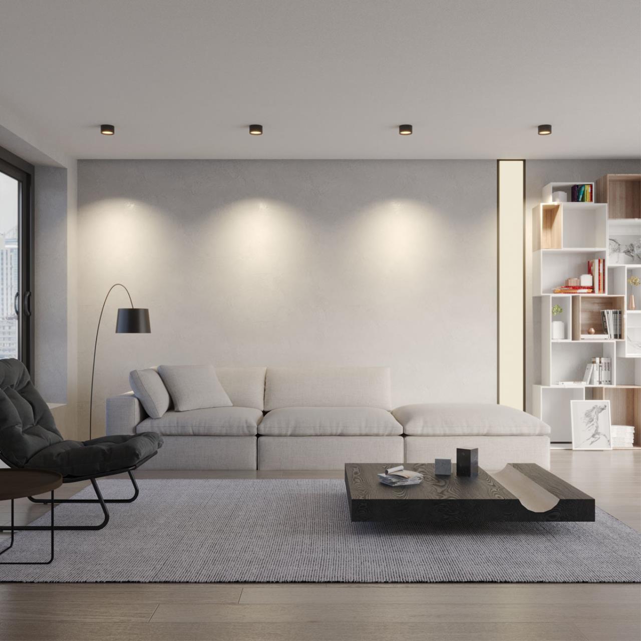 Светильник накладной светодиодный с переключателем цветовой темперетуры Novotech 359595 Светильник накладной светодиодный с переключателем цветовой темперетуры Novotech 359595