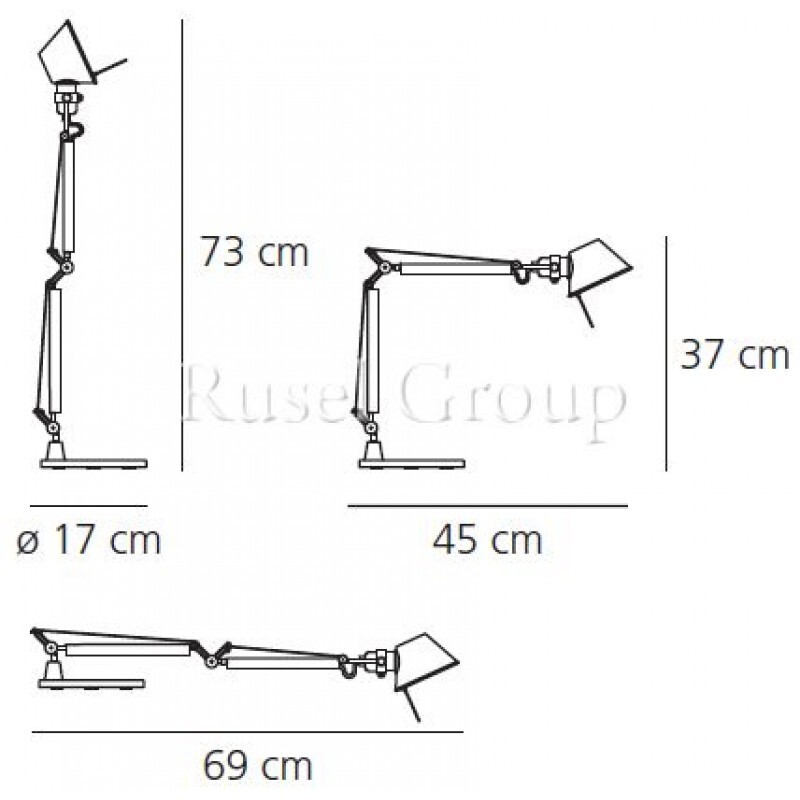 Настольная лампа Artemide TOLOMEO MICRO LED Настольная лампа Artemide TOLOMEO MICRO LED