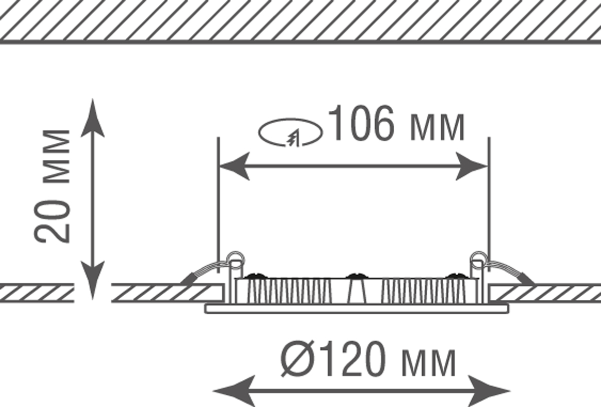Светодиодная панель Donolux DL18452R6W1W