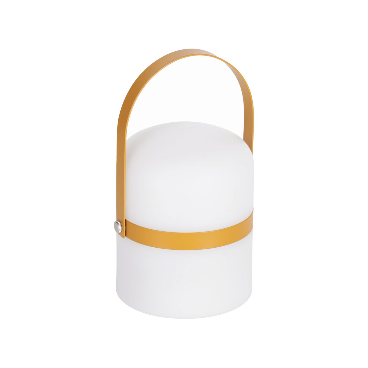 Настольная мини-лампа Lame горчично-желтого цвета La Forma (ex Julia Grup)