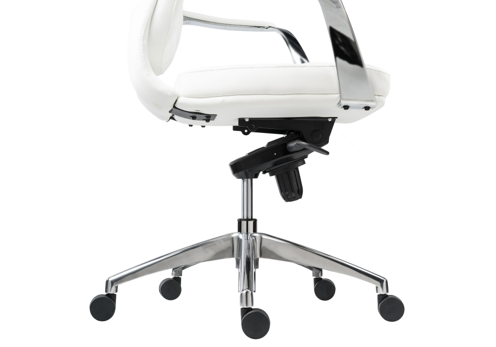 Компьютерное кресло Woodville Isida white / satin chrome 15427