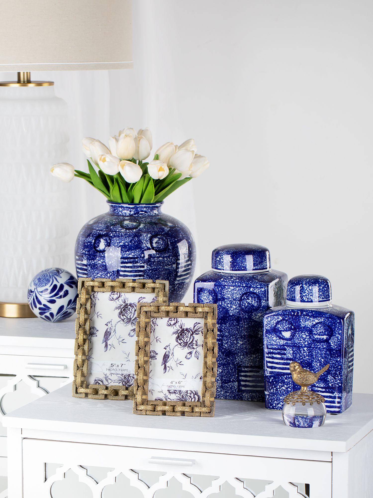 Ваза с крышкой Glasar 9007