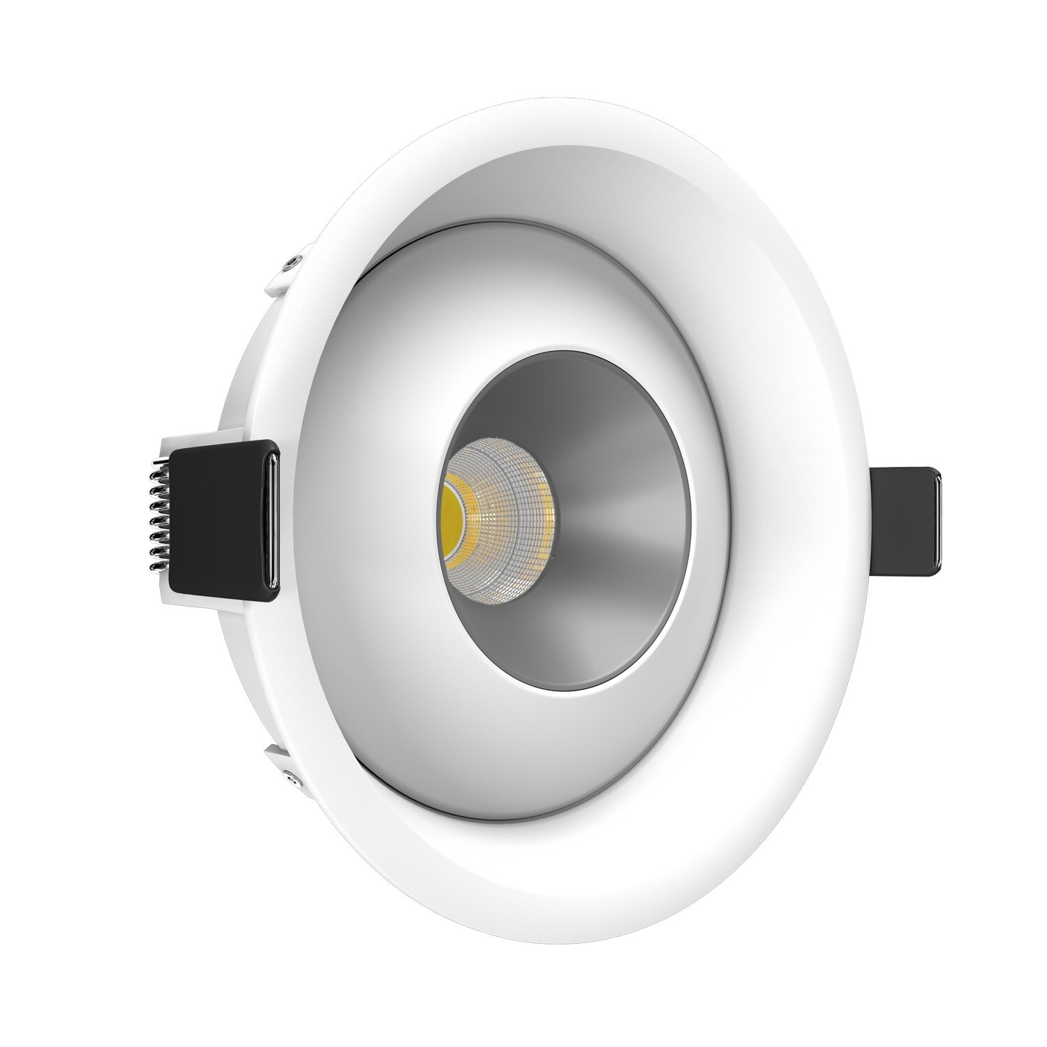 Встраиваемый  светодиодный светильник Ledron KRIS IN White-Grey