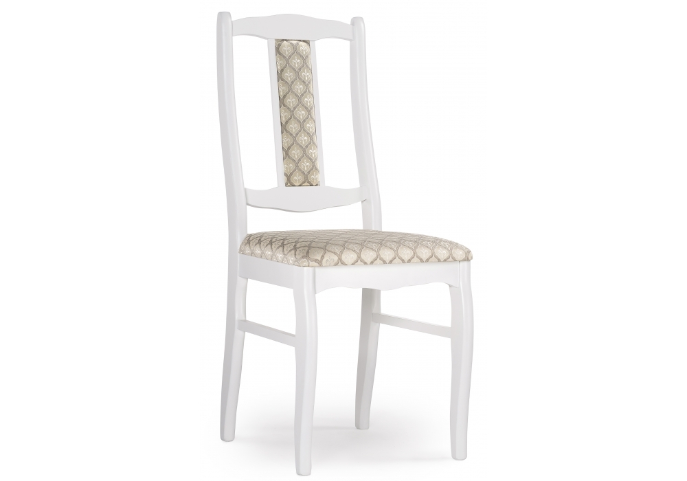 Стул деревянный Woodville Киприан белый / бежевый 450676