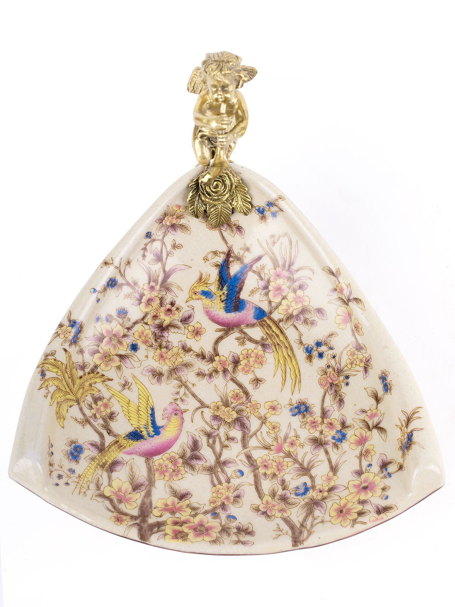 Блюдо с ангелом Glasar 31G2575/C925HC/HY0043