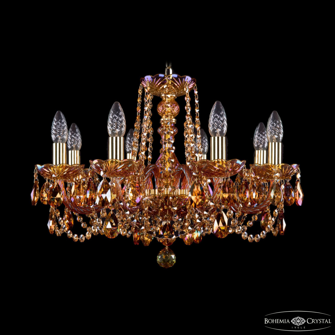 Люстра хрустальная 1402/8/195 G M711