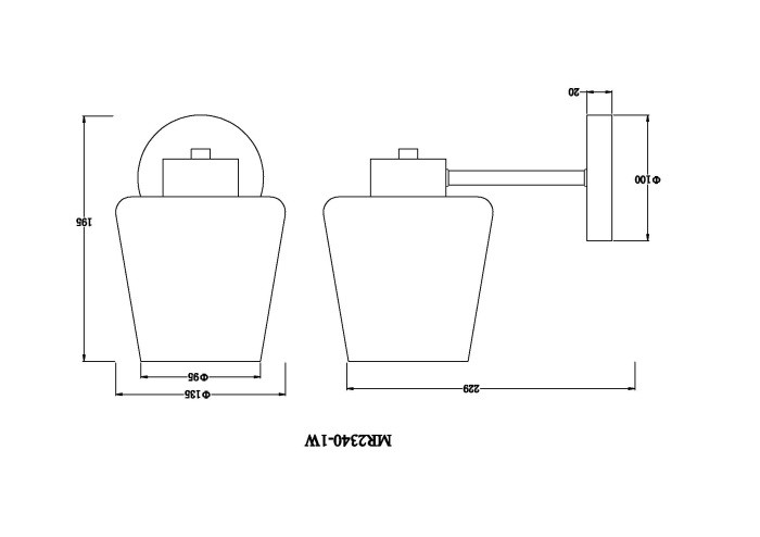 Бра MyFar MR2340-1W