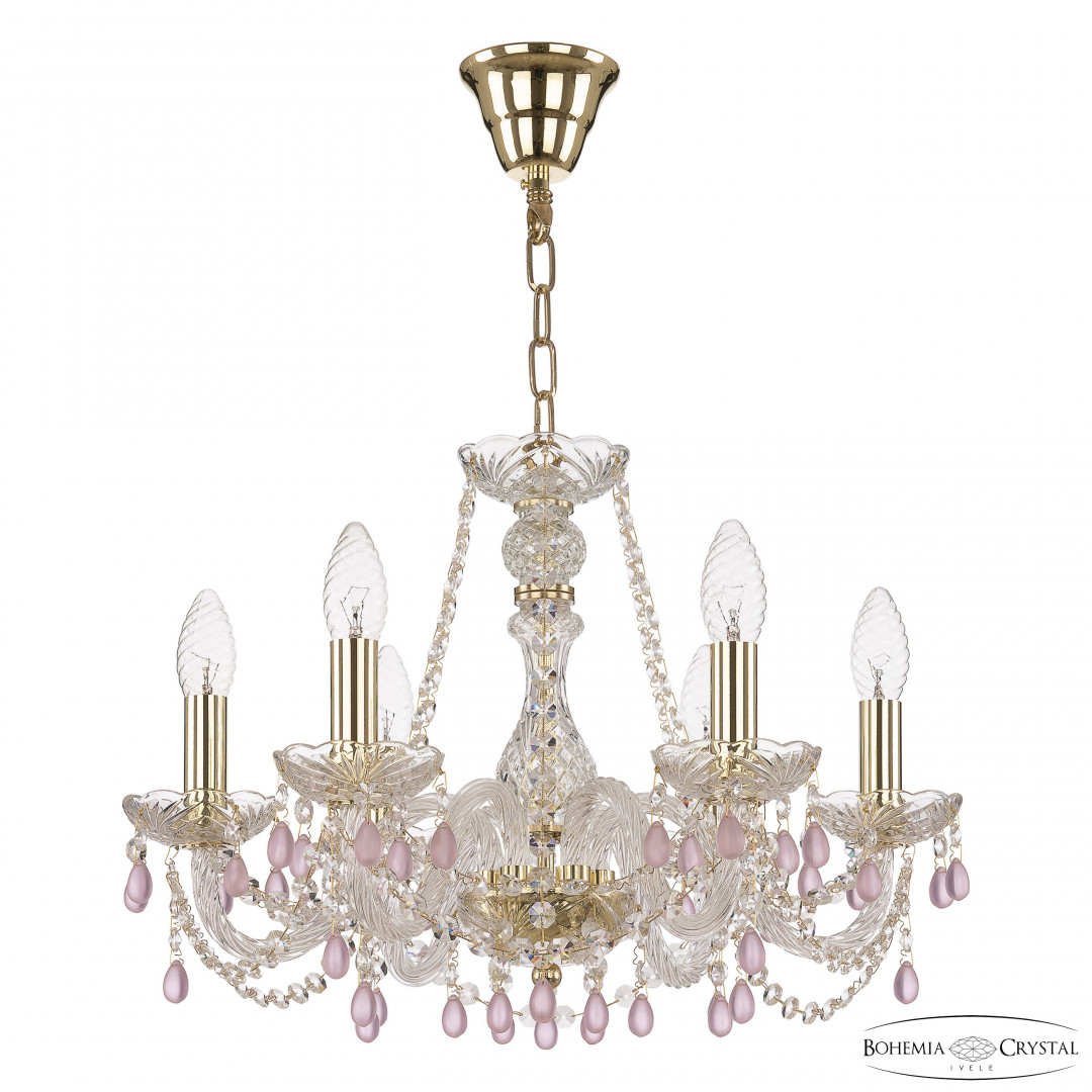 Люстра хрустальная 112/6/165 G V7010 Bohemia Ivele Crystal