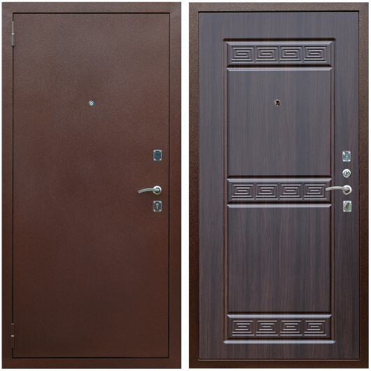 Дверь входная Graf Эконом Антик медь / МДФ 10 мм ФЛ-242 Эковенге