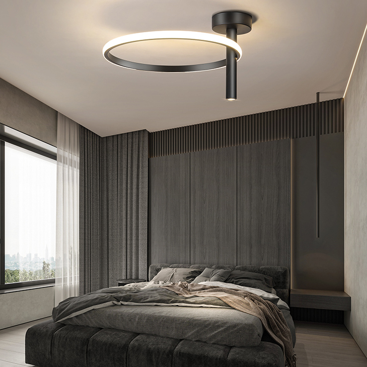 Потолочный светильник MOFFIT D45 Black by ImperiumLoft