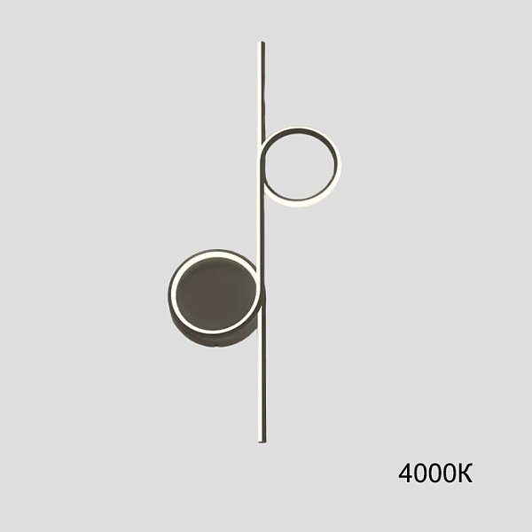 Настенный светильник DONATA B H80 Black 4000К by ImperiumLoft