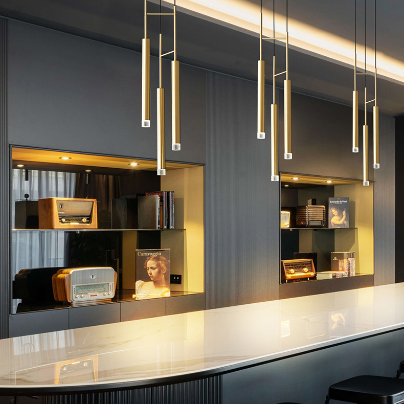 Подвесной светильник GIFT COMBO D20 Brass by ImperiumLoft