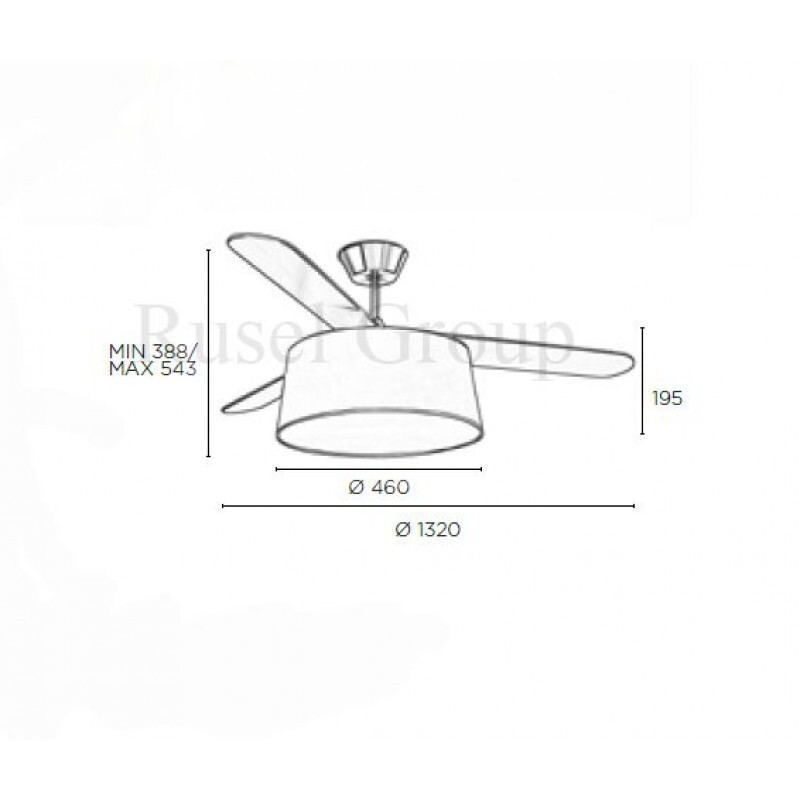 Потолочный вентилятор Leds C4 BELMONT