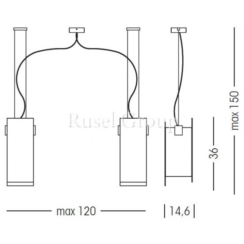 Подвесной светильник Linea Light TRIAD 90211