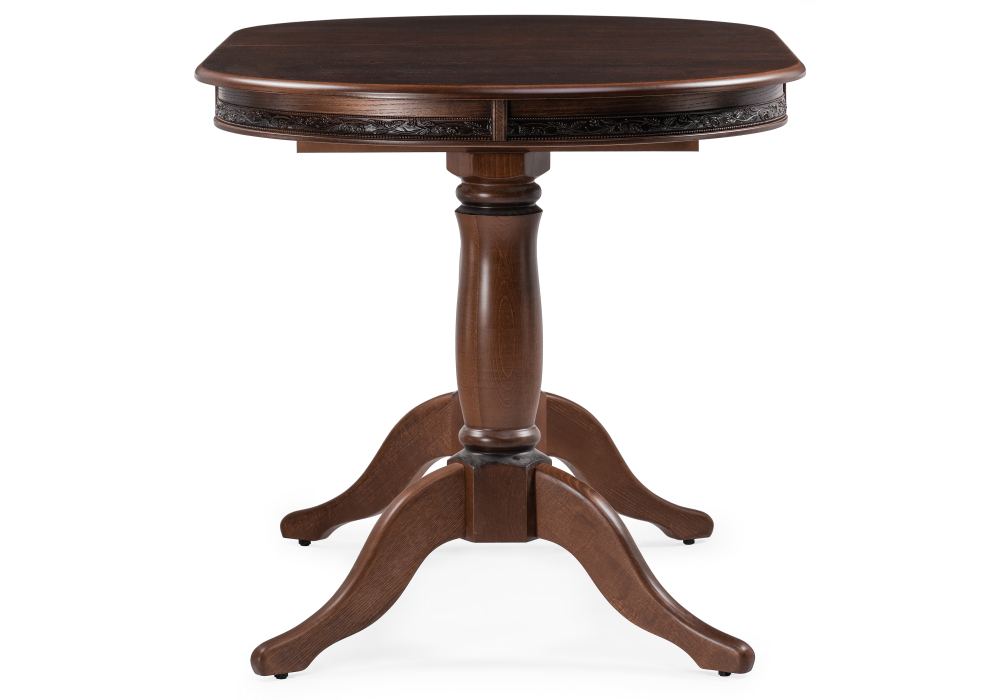 Стол деревянный Woodville Джил 140(180)х80х78 орех / коричневая патина 450821