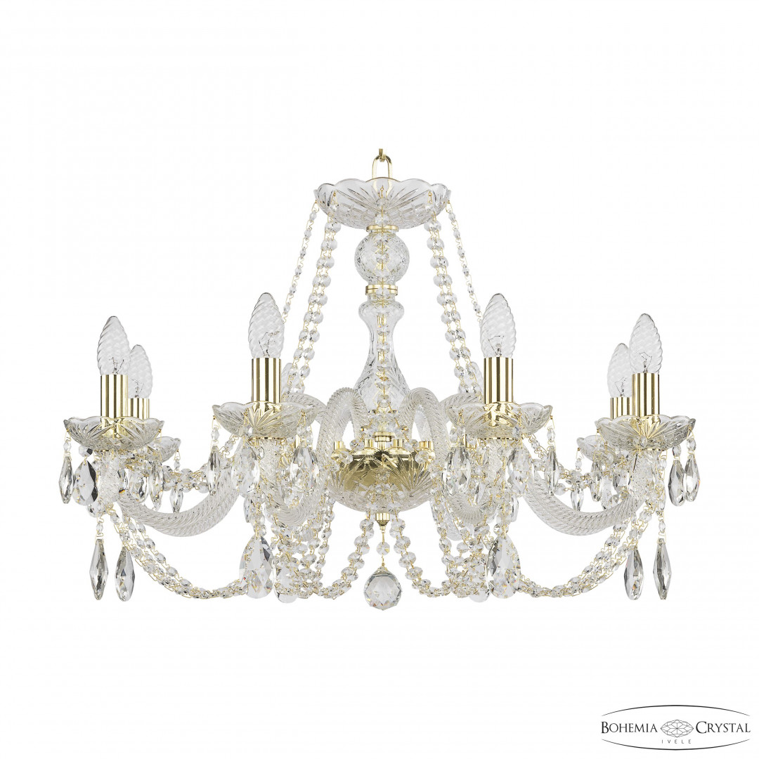 Люстра хрустальная 101/8/240 G Bohemia Ivele Crystal