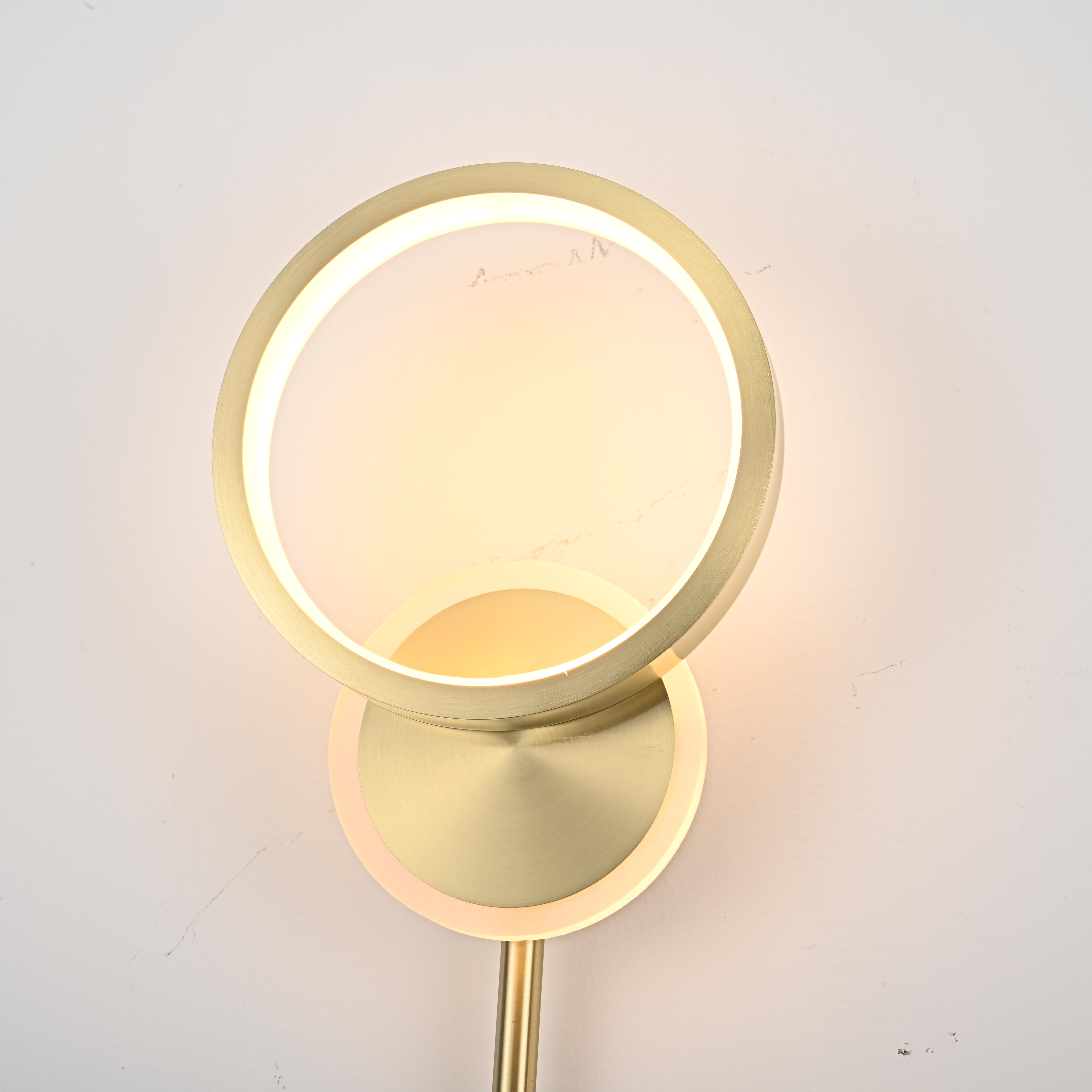 Настенный светильник ZINGY C Brass by ImperiumLoft