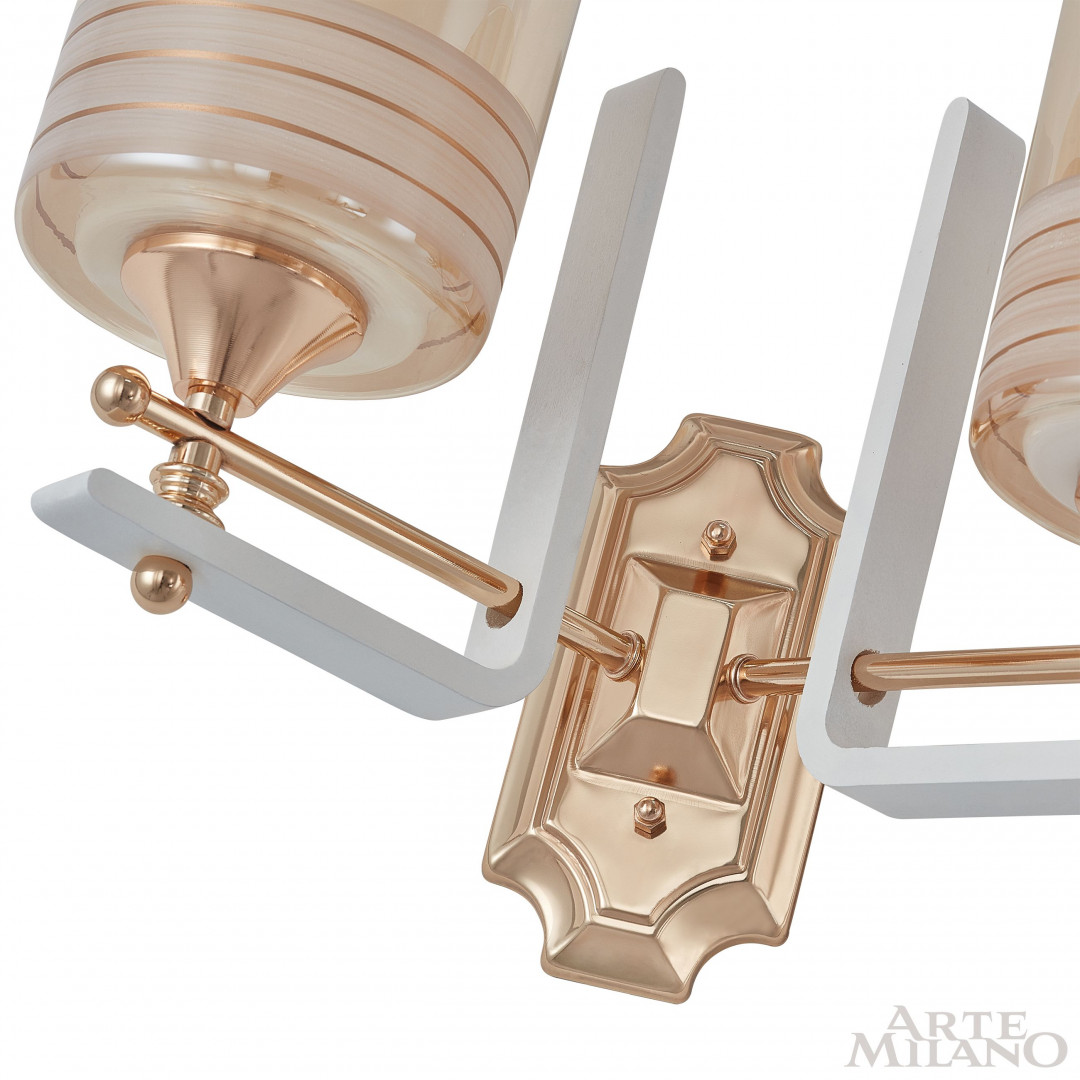 Бра с плафонами 306087/2W Wh/Gd Arte Milano