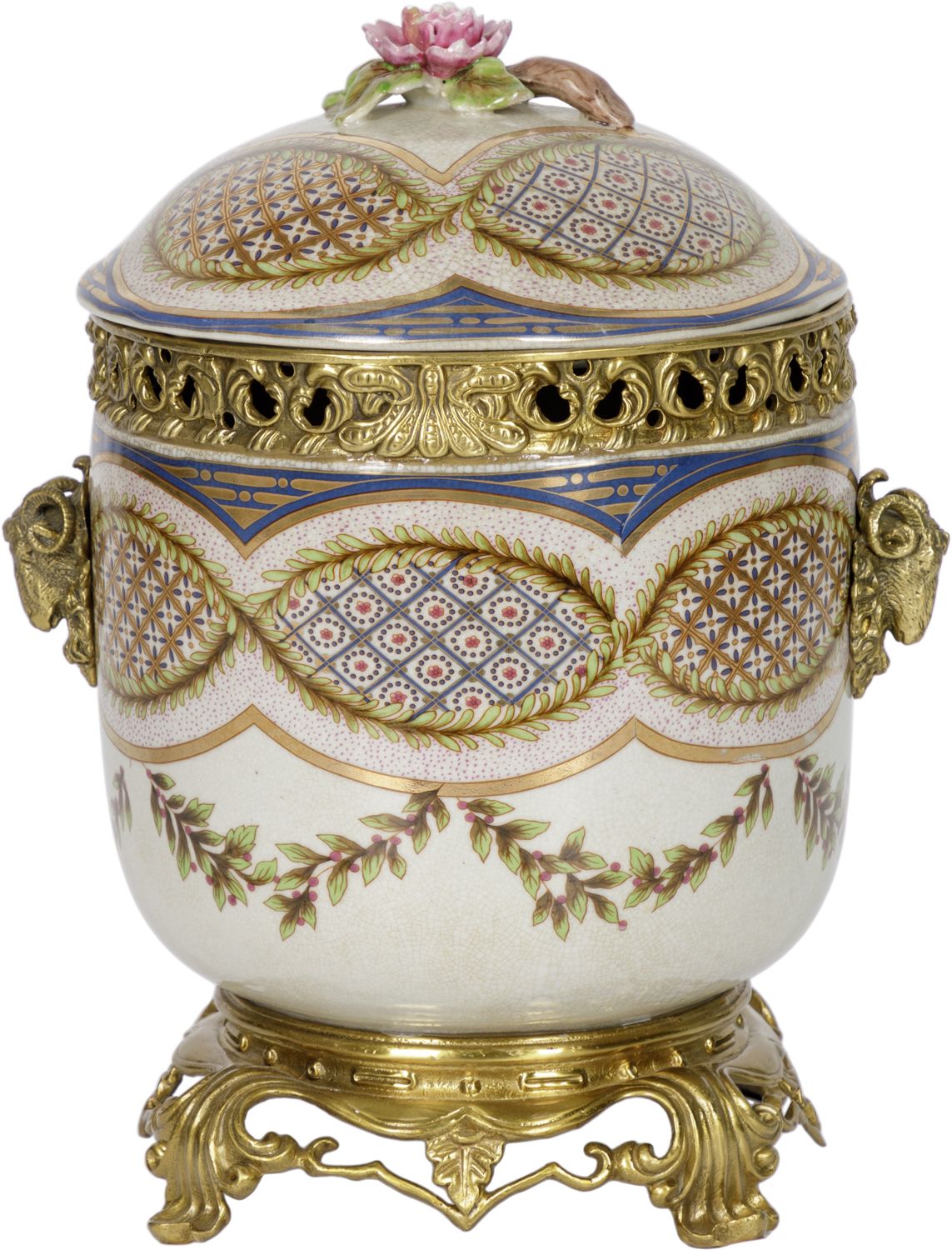 Ваза с крышкой Glasar B662E/HX0471