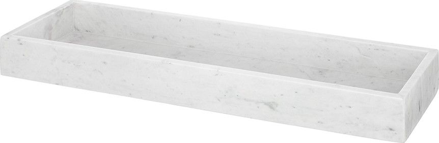 Поднос из белого мрамора Glasar 70674