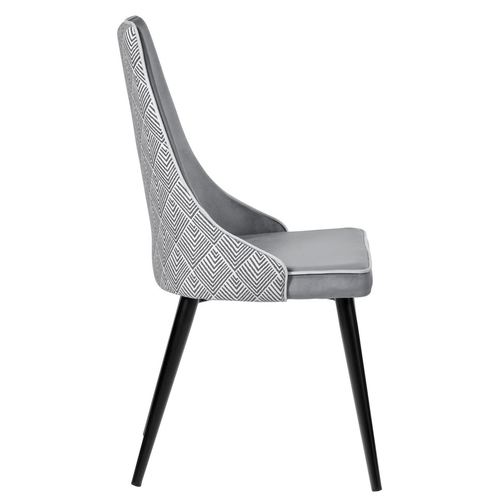 Стул Dave серый с жаккардом Bradex Home RF 0201