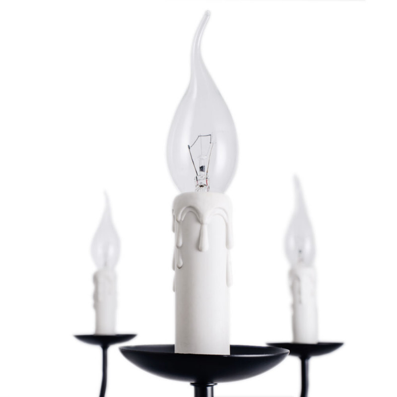 Подвесная люстра Arte Lamp A1857LM-8BK
