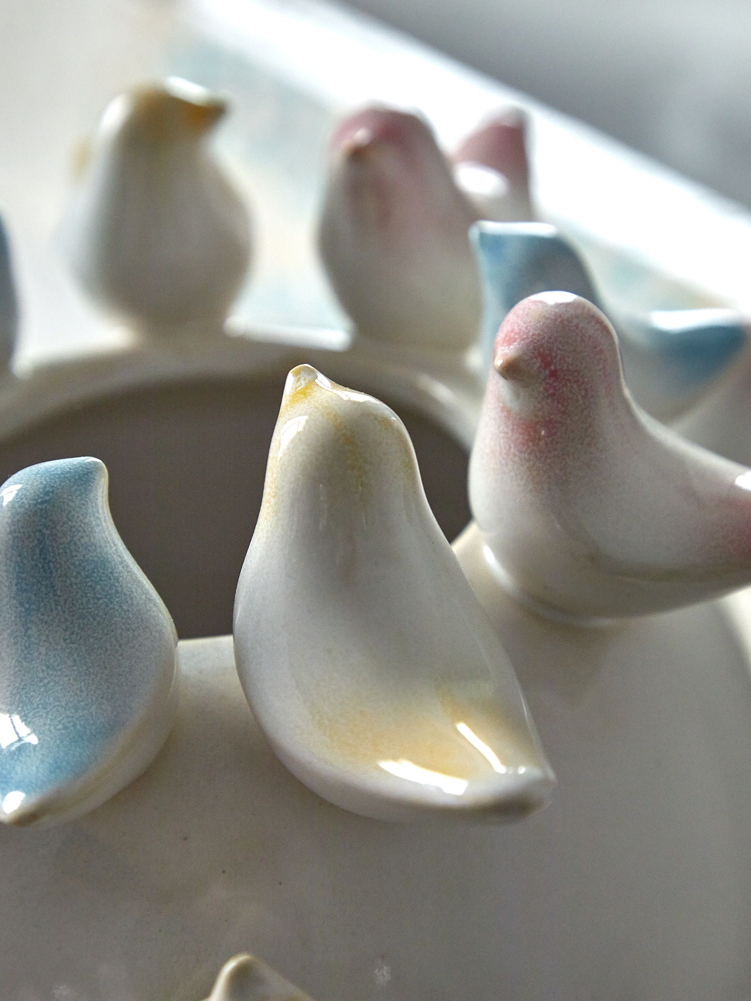 Ваза с птичками Glasar 74-046