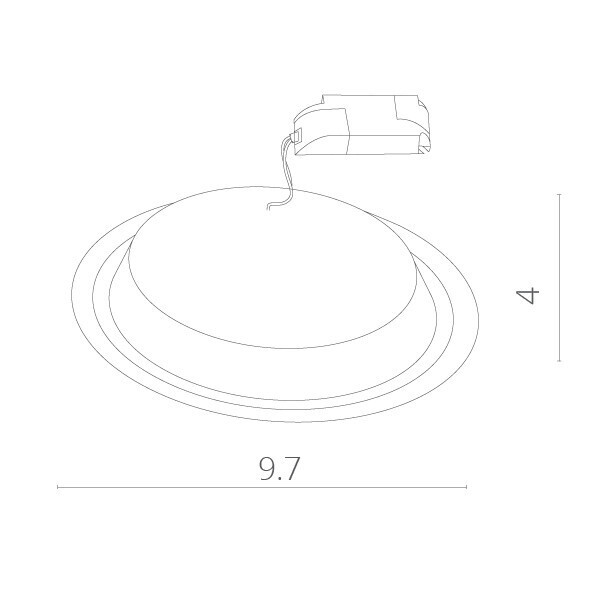 Встраиваемый светильник ARTE Lamp A4106PL-1WH