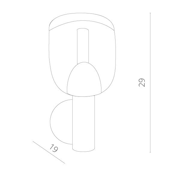 Светильник настенный Arte Lamp A8163AL-1SS