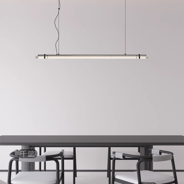 Реечный, рядный светильник DITMAR LONG L120 Black by ImperiumLoft