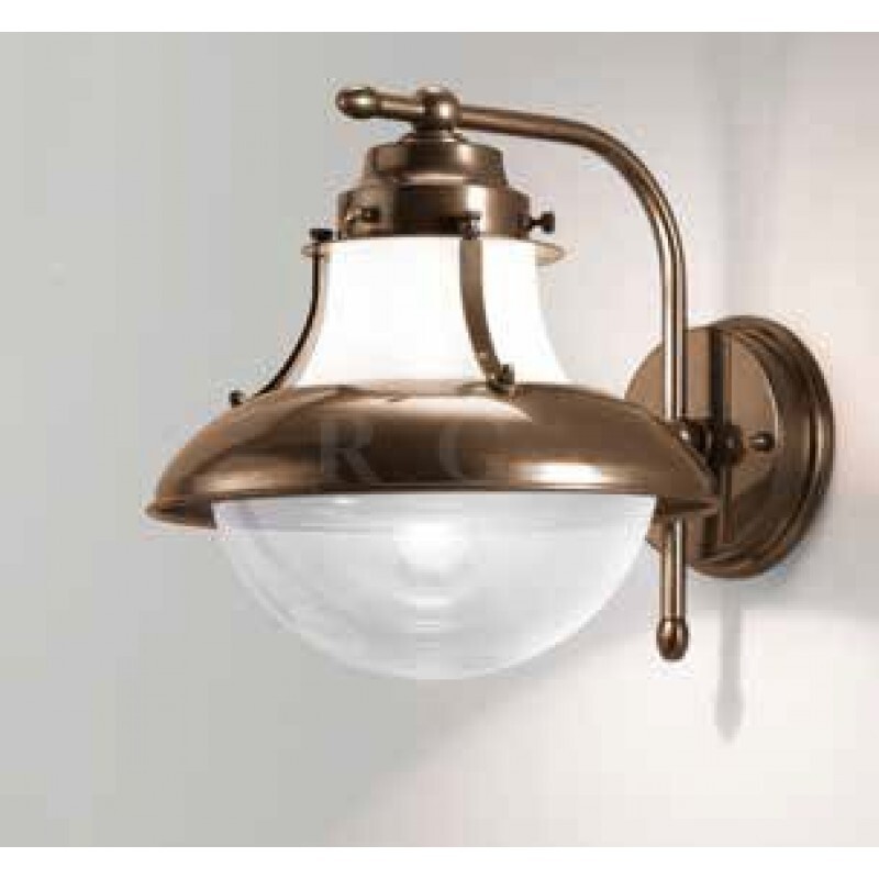 Уличный настенный светильник Cremasco 0185/1AP-BR