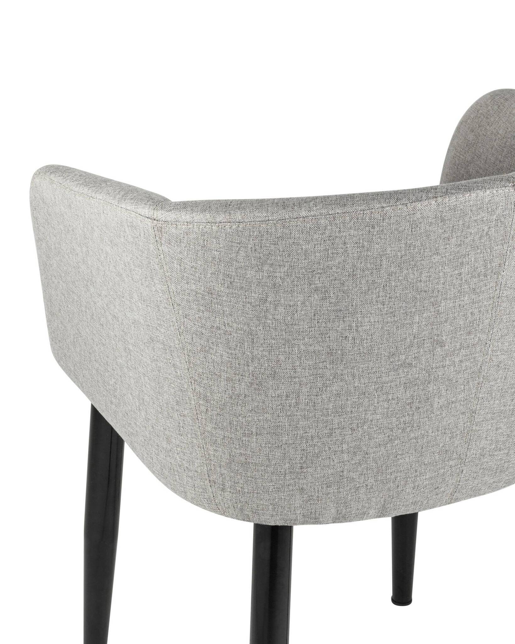 Кресло Ральф рогожка серый Stool Group