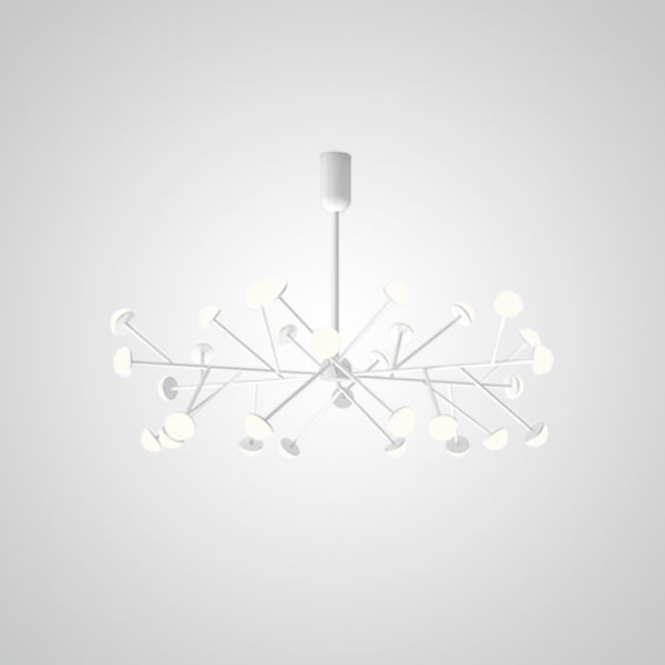 Потолочная люстра HILVI D120 White by ImperiumLoft