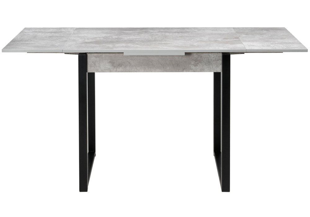 Стол деревянный Woodville Форли бетон / черный матовый 424177