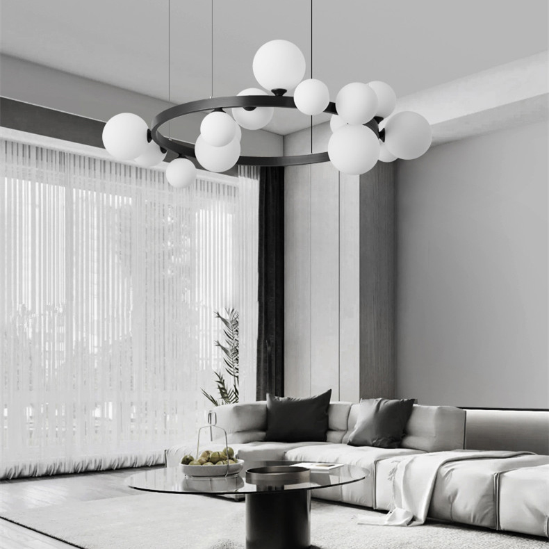 Кольцевые люстры и светильники IDAR D70 by ImperiumLoft