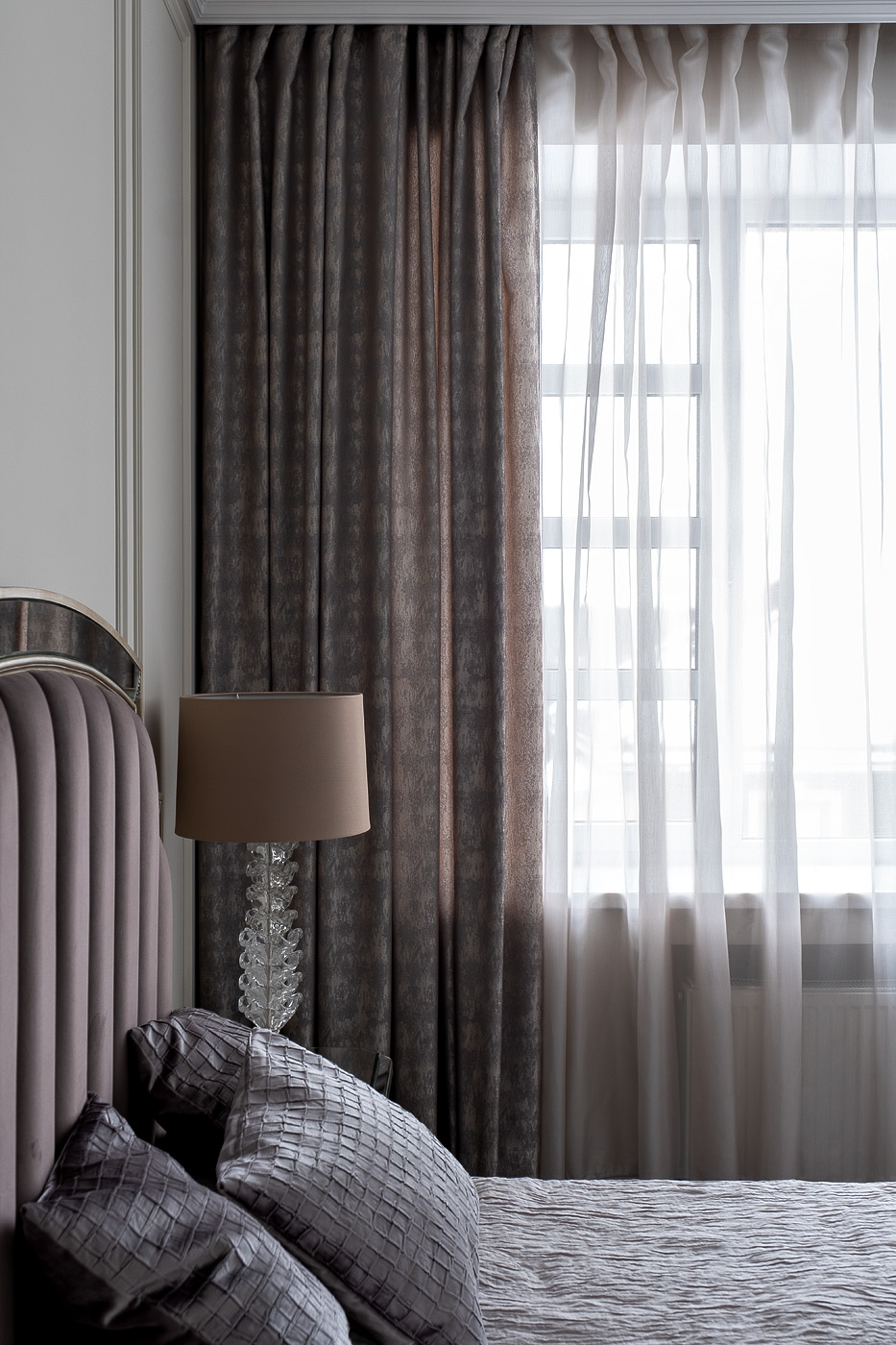 Тюль бежевый Garda Decor 121GD-SERTUL-ED